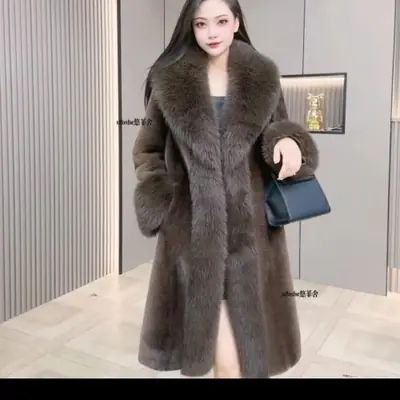 Image de Manteau Fausse Fourrure Femme - Long & Chaud