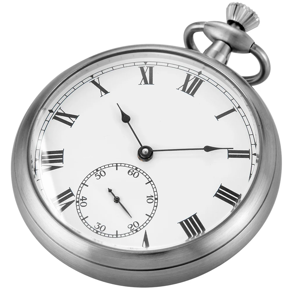 Imagen de Reloj de Bolsillo Vintage de Acero Inoxidable