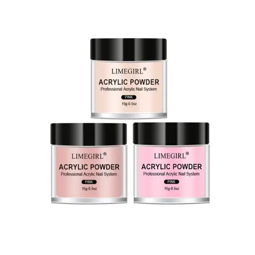 Image de Kit Ongles Acrylique Rose Blanc - Débutant