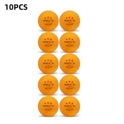 Image de Balles de Ping-Pong 3 Étoiles - Blanc & Orange