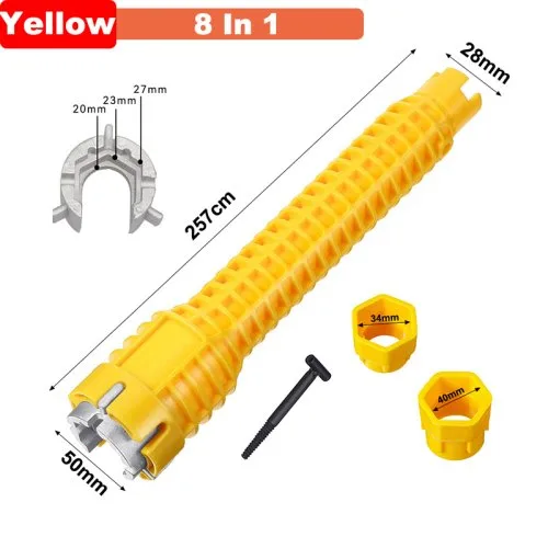 8 in 1 gelb