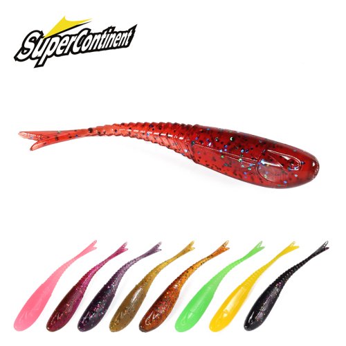 Image of Supercontinent soft bait glider 5.5cm/3cm fishing lures sinking tremor bait Soft Fishing Lure ForkTail Wobblers Pesca Isca Soft