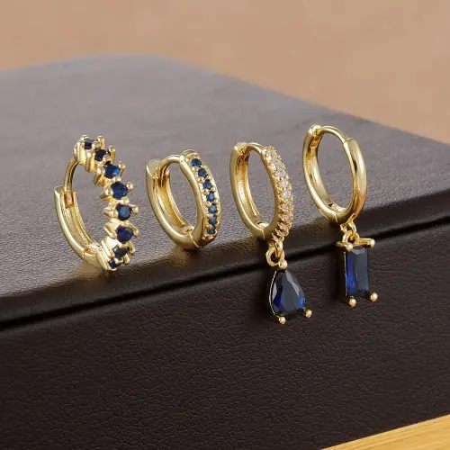 Goud-donker-blauw-4PCS