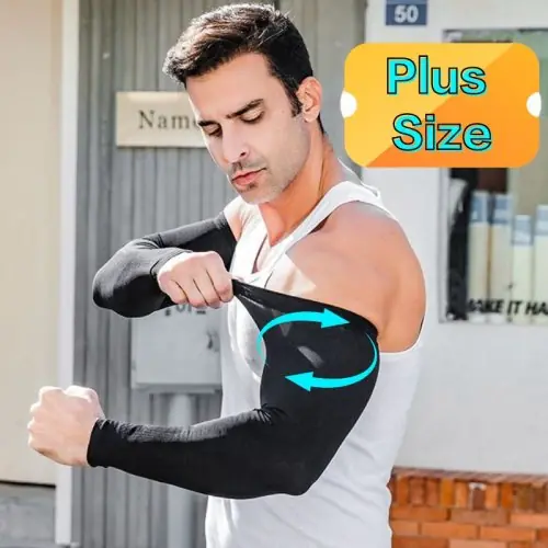 Image de Manches de Protection UV pour Hommes - Séchage Rapide & Confort