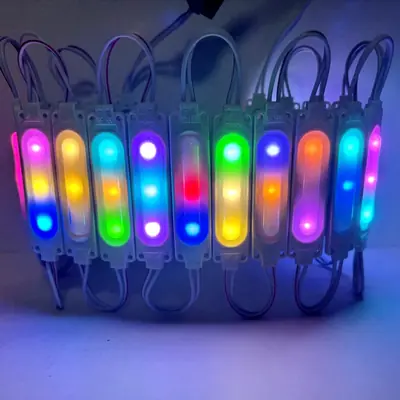 Image de Bande LED RGB Étanche 12V - Lumière qui Coule pour Décoration Intérieure & Extérieure