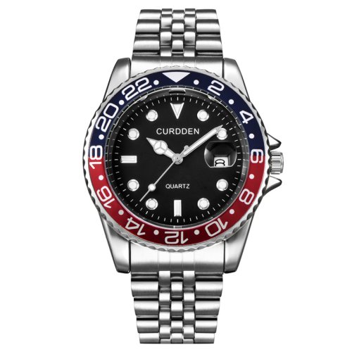 Image of Elegant Women's Stainless Steel Quartz Watch with Date Display and Green Dial – Casual, Durable, and Stylish Timepiece