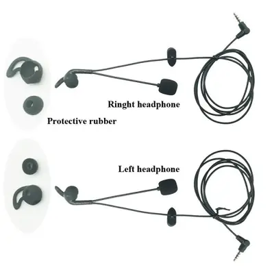 Image de Casque Interphone 3.5mm pour EJEAS FBIM V6/V4 - Écouteurs In-Ear