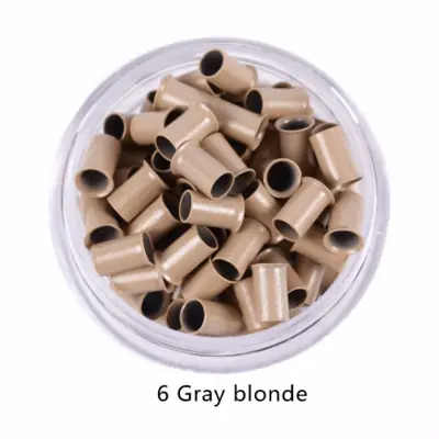 Image de Micro Anneaux Cuivre pour Extensions de Cheveux - 1000 Pièces