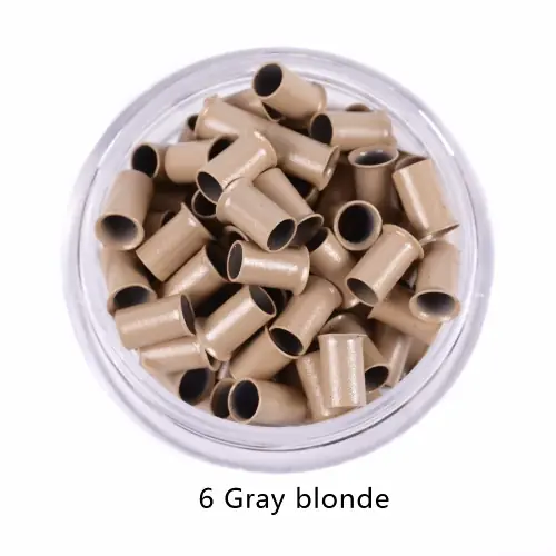 Image de Micro Anneaux Cuivre pour Extensions de Cheveux - 1000 Pièces