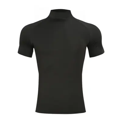 Image de T-Shirt de Sport Homme Col Roulé Compression