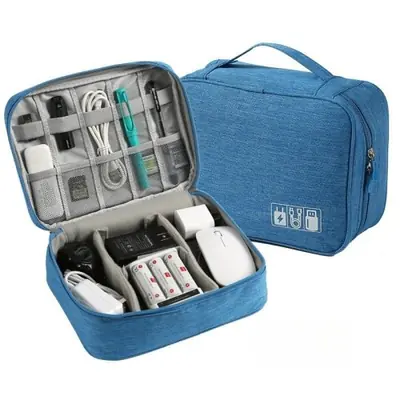 Image de Sac de Rangement Étanche pour Câbles USB et Accessoires
