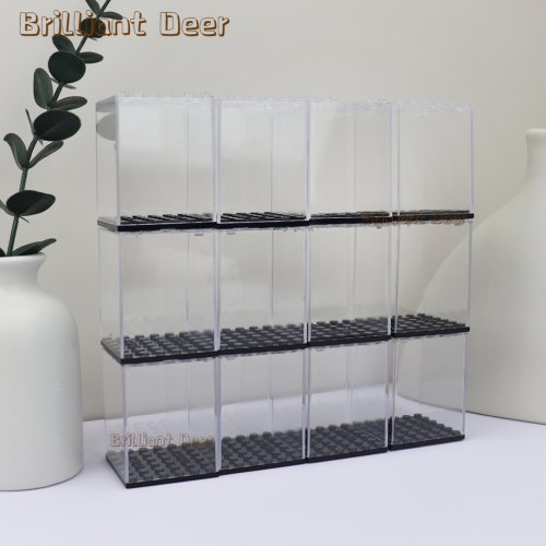Image de Vitrine Acrylique Empilable pour Figurines et Blocs de Construction