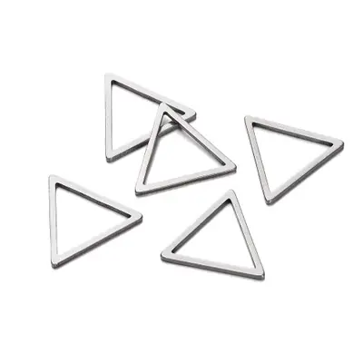 Image de Connecteurs Géométriques Acier Inoxydable - 10 Pièces
