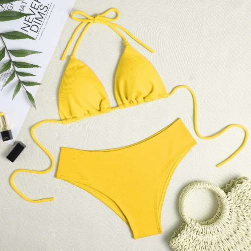 Afbeelding van Sexy Braziliaanse Bikini Set met Push-Up BH