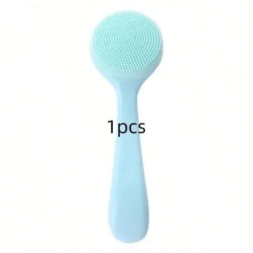 Image de Brosse Nettoyante Visage en Silicone - Exfoliation Douce & Démaquillant