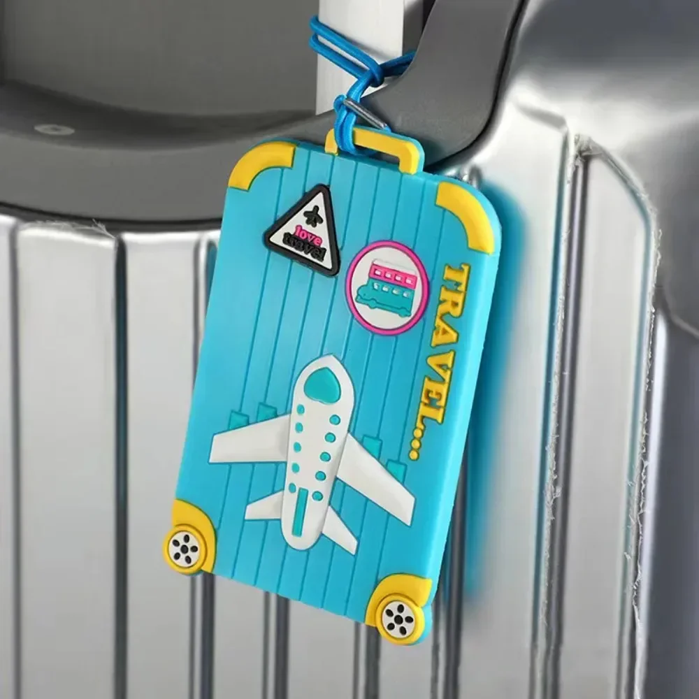 Image de Étiquettes de Bagage en Silicone - Style Moderne & Pratique