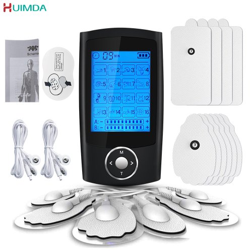 Image of Natural Muscle Relief & Body Wellness Therapy Device – 16-Mode Electric TENS & EMS Stimulator for Pain Relief, Massage, and Slimming