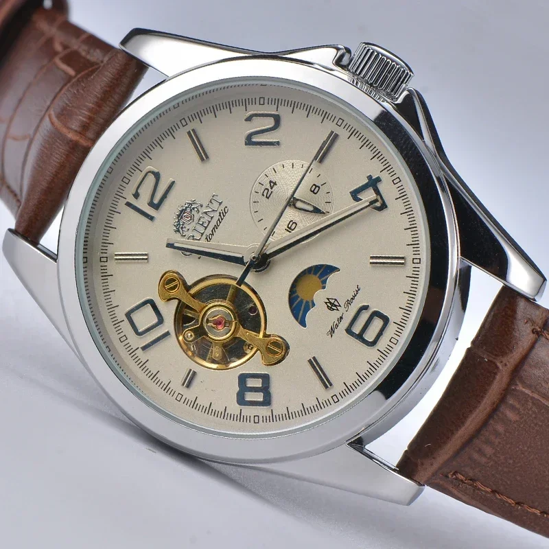 Zdjęcie Luksusowy Zegarek Męski Orient – Automatyczny Mechaniczny Tourbillon, Całkowicie Stalowy, Wysokiej Jakości AAA, Nowy Model Markowy