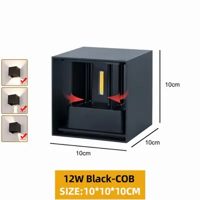 Image de Lampe Murale LED Extérieure Étanche IP65 - Éclairage Intérieur/Extérieur