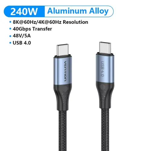 240 W alliage d'aluminium Gris