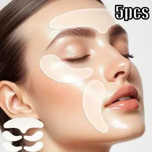 Image de Patch Anti-Rides Silicone Réutilisable - Lifting Naturel Visage & Cou