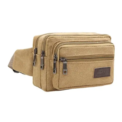 Image de Sac de Taille Multifonctionnel Homme - Idéal pour les Sports de Plein Air