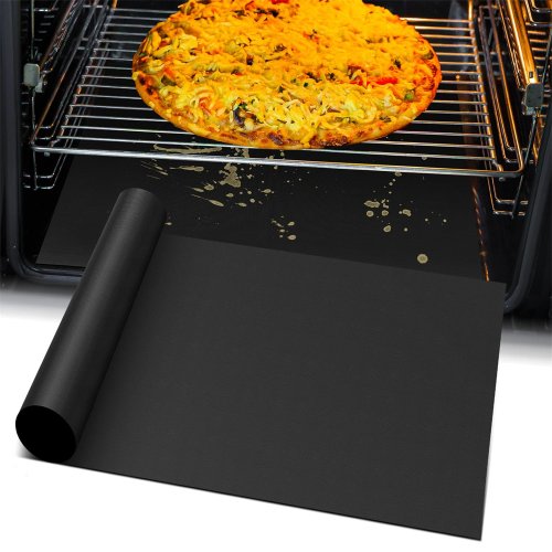 Immagine di Fodere per Forno in Teflon Antiaderente – Tappetini Protettivi Riutilizzabili per Forni Elettrici e a Gas, Resistenti al Calore e Facili da Pulire