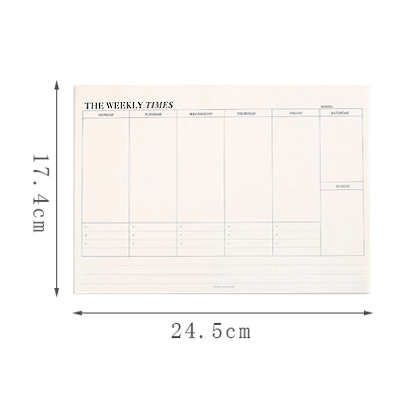 Immagine di 2025 Planner settimanale Agenda a spirale senza data A5 Notebook Planner Pouch 52 settimane Planner Orari Cancelleria Materiale scolastico per ufficio