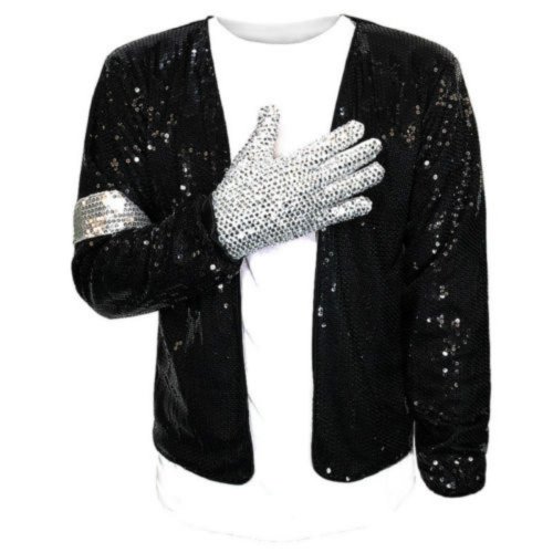 Immagine di Costume da Michael Jackson per Performance, Feste e Compleanni - Costume Cosplay Ufficiale per Adulti e Bambini