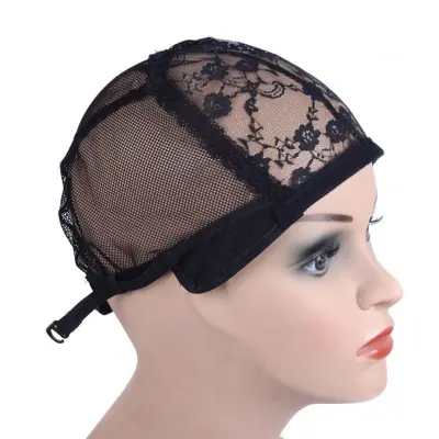 Image de Bonnet de Perruque avec Sangle Réglable - Noir