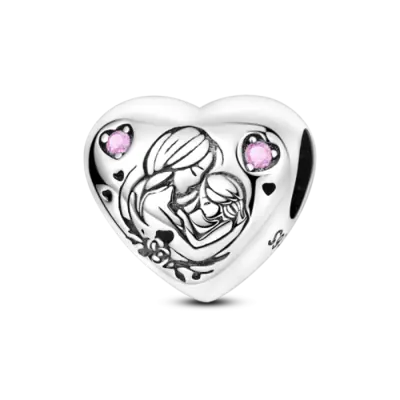 Image de Bracelet Maman en Argent Sterling - Cadeau d'Amour pour la Famille