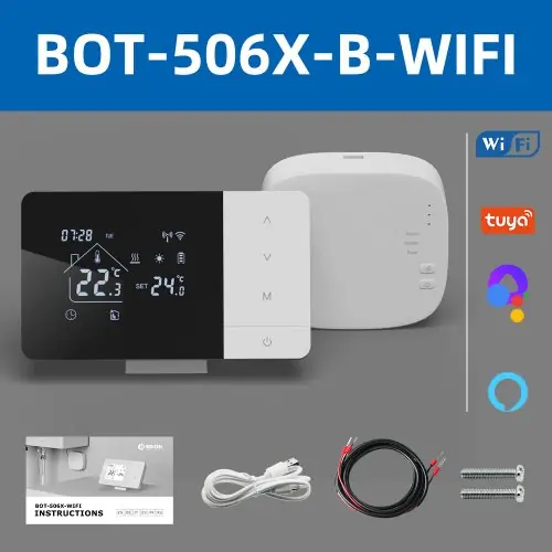 Image de Thermostat Intelligent WiFi pour Chaudière - Contrôle à Distance & Programmation