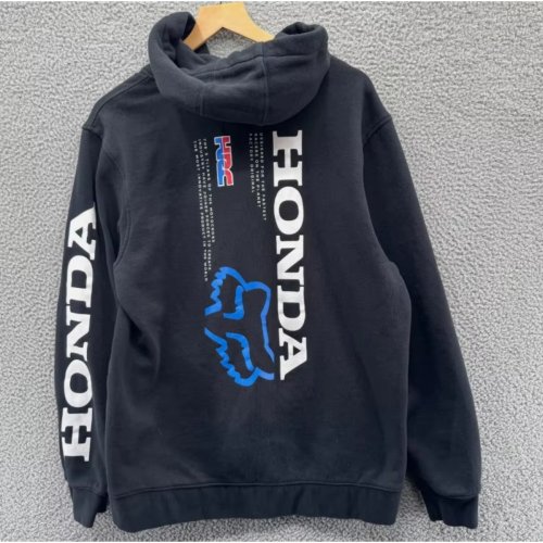 Imagen de HONDA hombres 2025 nueva moda novedosa Honda Logo Sudadera con capucha Otoño Invierno hombres y mujeres General Street Wear Casual Sudadera con capucha motocicleta