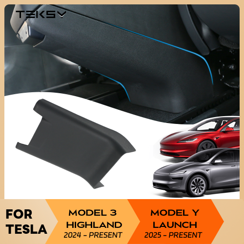 Afbeelding van Centrale Armsteun Doos Beschermhoes met Anti-Kick Board voor Tesla Model Y Launch 2025 & Model 3 Highland 2024 – Achterbank Bescherming tegen Vlekken en Slijtage