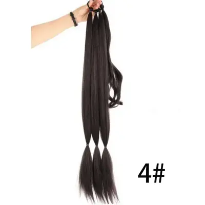 Image de Tresses Extensions Queue de Cheval Vin Rouge - Longues & Faciles à Poser