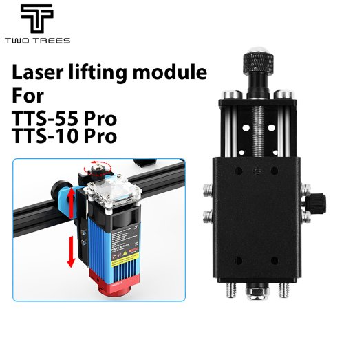 Image of TwoTrees Precision Z-Axis Height Adjuster for TTS Pro & TTS 55 Laser Engravers – Adjustable Focus Control Lifting Module