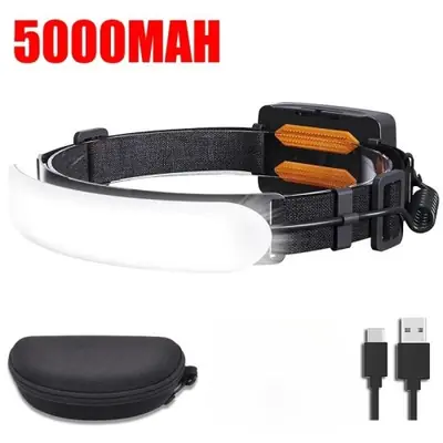 Image de Lampe Frontale Ultra Puissante 7500mAh - Éclairage Longue Durée