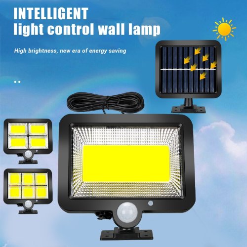 Image of Outdoor Motion Sensor Solar Light Rechargeable 1/4/6 COB Solar Wall Lights Waterproof Emergency Street Garden Porch LED Lightin
