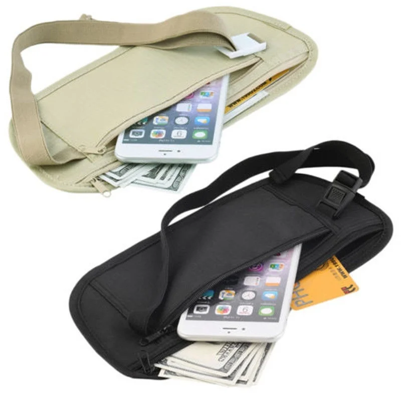 Immagine di Borsa Invisibile per Viaggio con Portadocumenti Sicuro