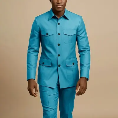 Image de Costume Homme Marron Coupe Cintrée 2 Pièces