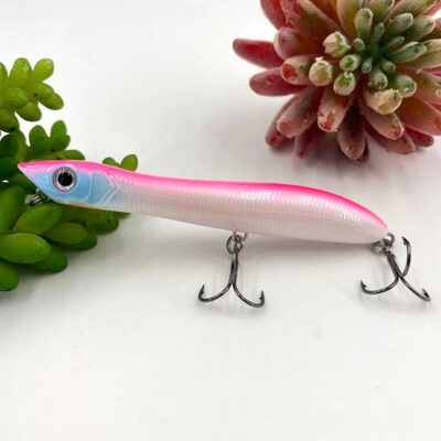 Image de Leurre Popper Flottant 100-140mm - Appât Artificiel pour Pêche en Surface