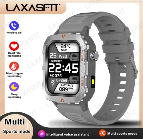 Image de Smartwatch Militaire 1.73" Bluetooth - Montre Sport & Fitness