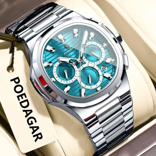 834 argento menta blu