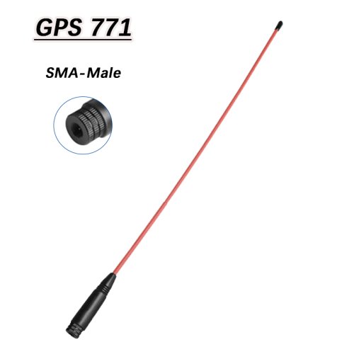 Immagine di Antenna GPS 771 per Garmin GPS Alpha SMA-maschio frusta multicolore Antenna flessibile 38.5CM per Garmin GPS Alpha 100 200 Astro 220 320 430