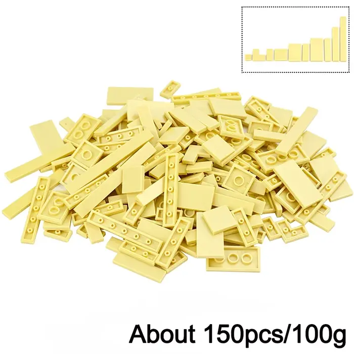 Jaune clair-150Pcs