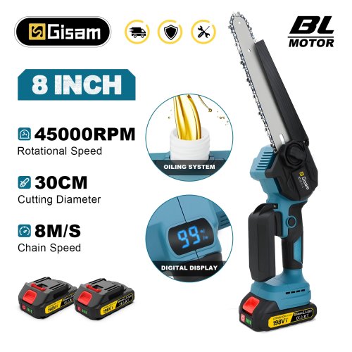 Image de Tronçonneuse Sans Fil 8 Pouces - Puissante & Portable