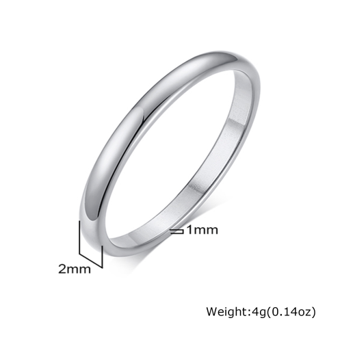 Immagine di Anello di Fidanzamento Oro - Acciaio Inossidabile per Uomo e Donna