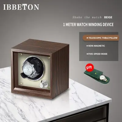 Image de Boîte à Montres Automatique en Bois Luxe - 2/4/6 Slots