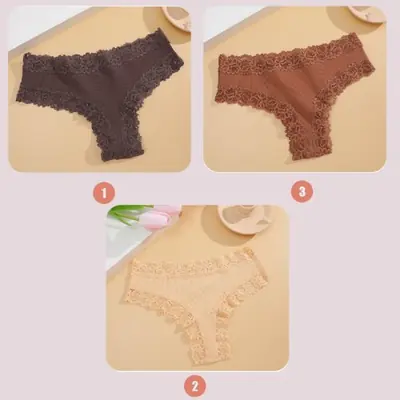Image de Culottes Dentelle Sans Couture - Confort & Élégance