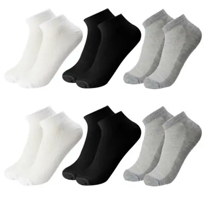 Image de 6 Paires de Chaussettes Respirantes en Coton - Taille 38-46